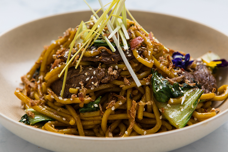 Shanghai beef noodles